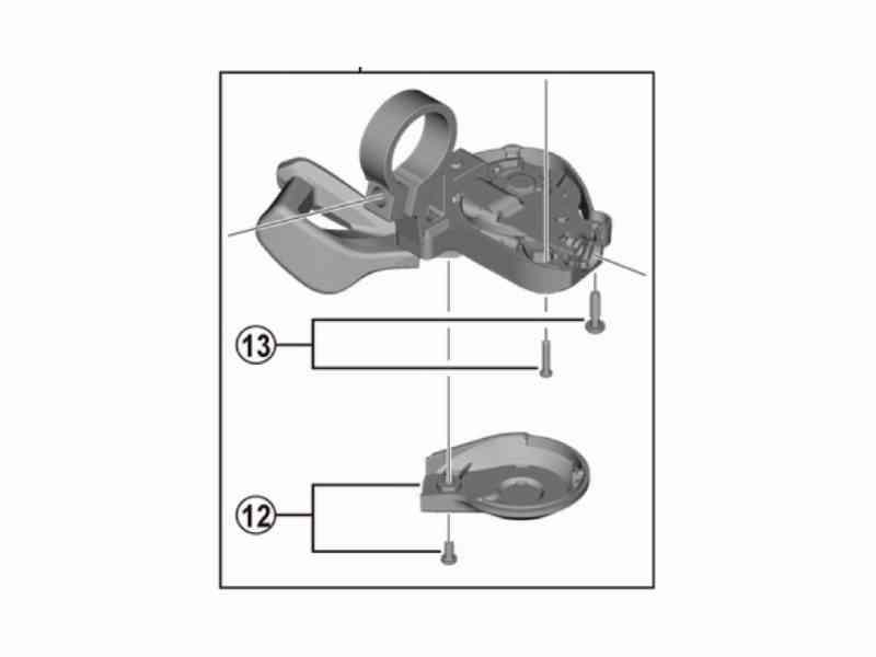 Shimano Deore - Skrue til venstre gearskifter SL-M5100