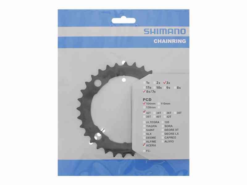 Shimano Acera 32T MTB Klinge - Sort - FC-M361
