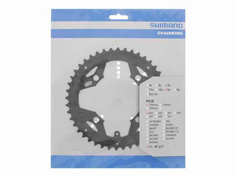 Shimano Acera 44T MTB Klinge - BCD104 - Sort