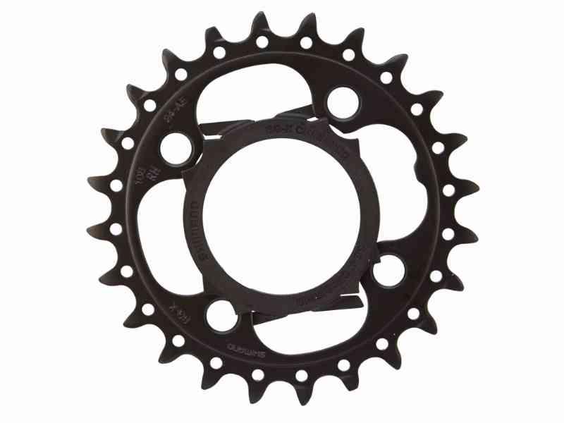 Shimano MTB 24T klinge - BCD64 - Sort - FC-T521