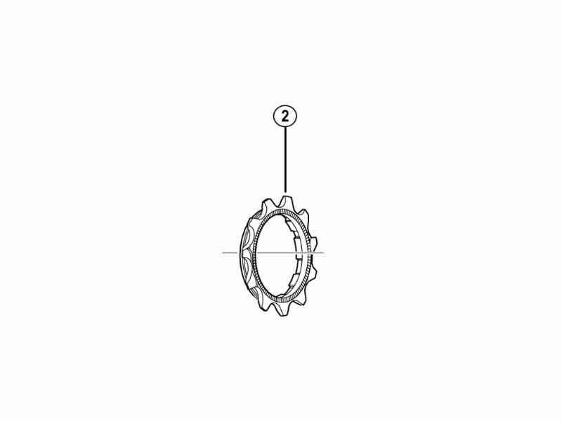 Shimano HG50 - 11T tandhjul til 10 gears kassette