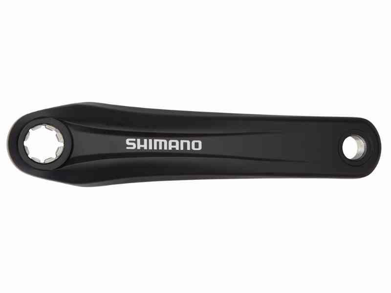 Shimano Alivio - Venstre pedalarm 170mm - Sort