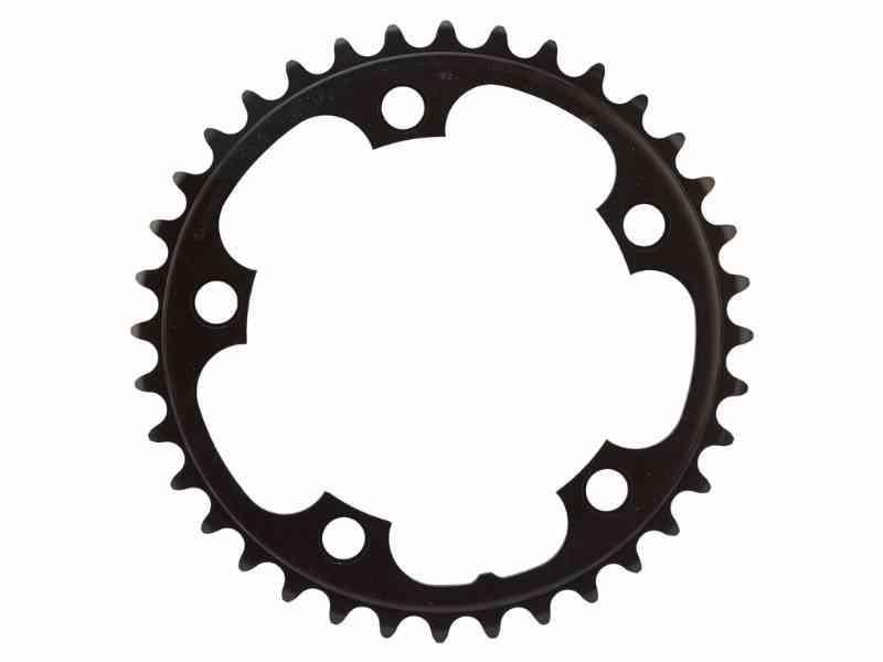 Shimano 36-tands klinge til racercykel - Sort