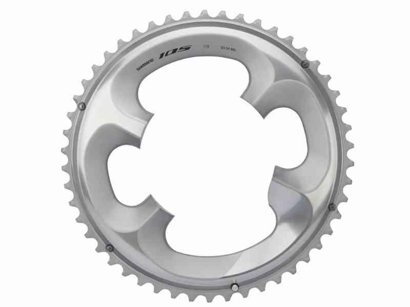 Shimano 105 klinge - 50 tands sølv FC-R7000