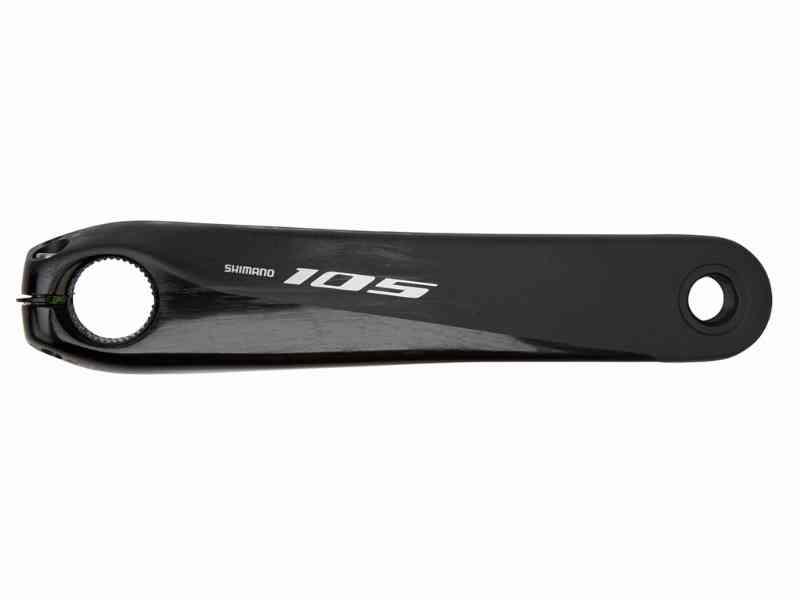 Shimano 105 venstre pedalarm FC-R7000 - 172,5mm - Sort