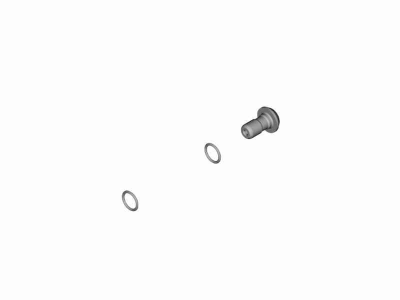 Shimano XT/SLX - Banjo bolt & O-ring til bremse