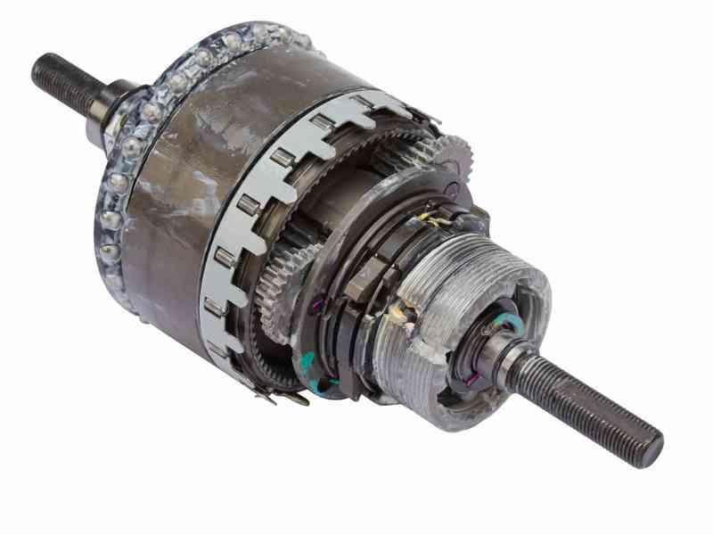 Shimano Nexus 8 Navindsats til SG-C6000-8CD - 187mm Aksel
