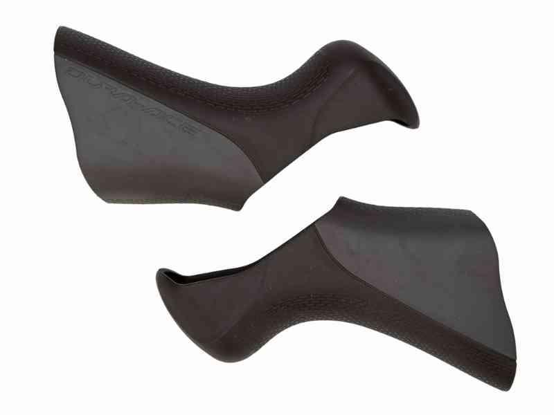 Shimano Grebsgummi ST9070 Di2 - Sæt - Sort