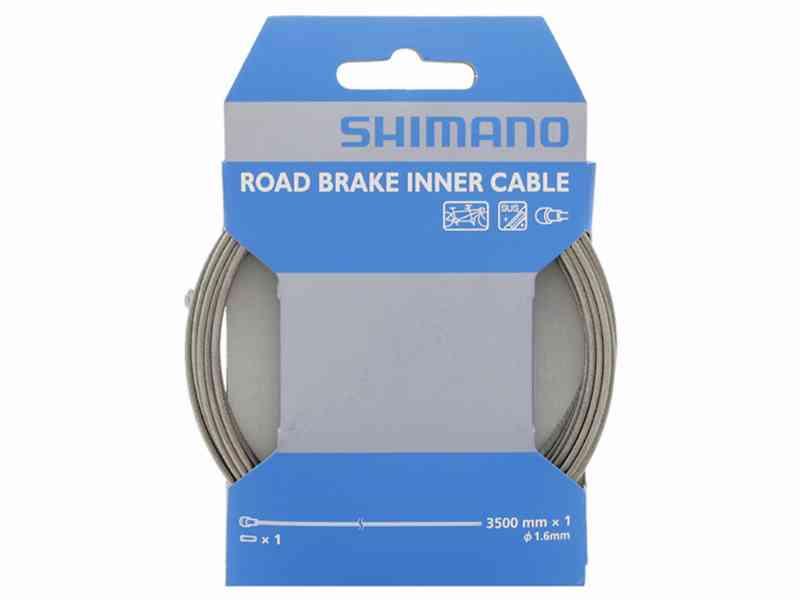 Shimano - Rustfrit bremsewire - 1,6 x 3500mm - Vej
