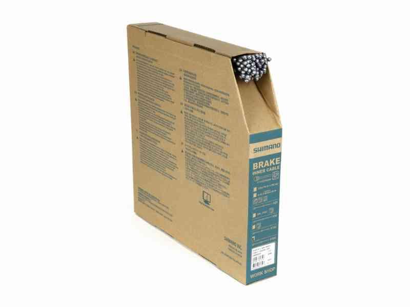 Shimano - Rustfrit Bremsewire til Road - 100 stk - 1,6 x 2050mm