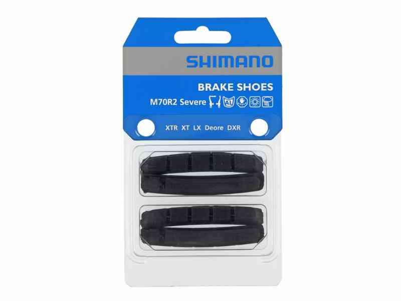 Shimano XTR Bremsegummi - 2 x 2 stk V-Bremse M70R2