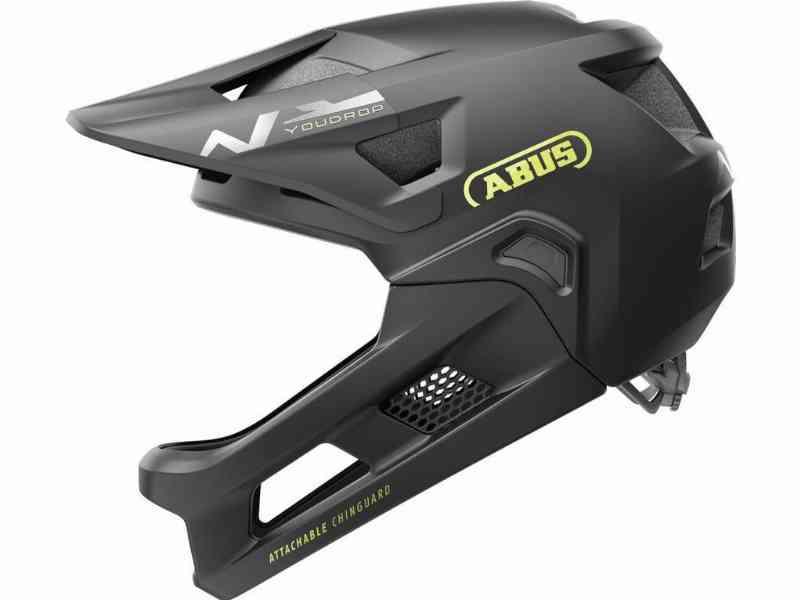 Abus YouDrop FF - Fullface cykelhjelm - Sort - Str. 48-55 cm