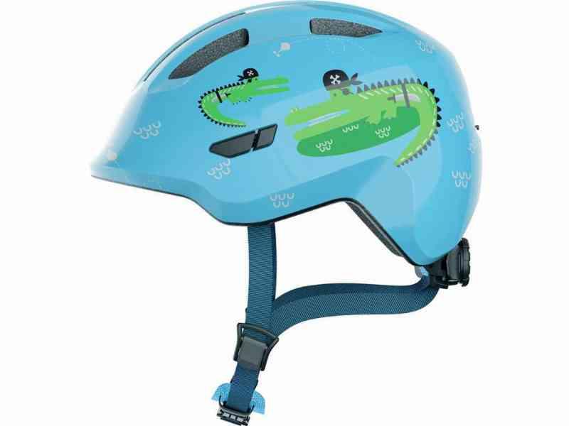Abus Smiley 3.0 - Børnecykelhjelm - Blå Croco