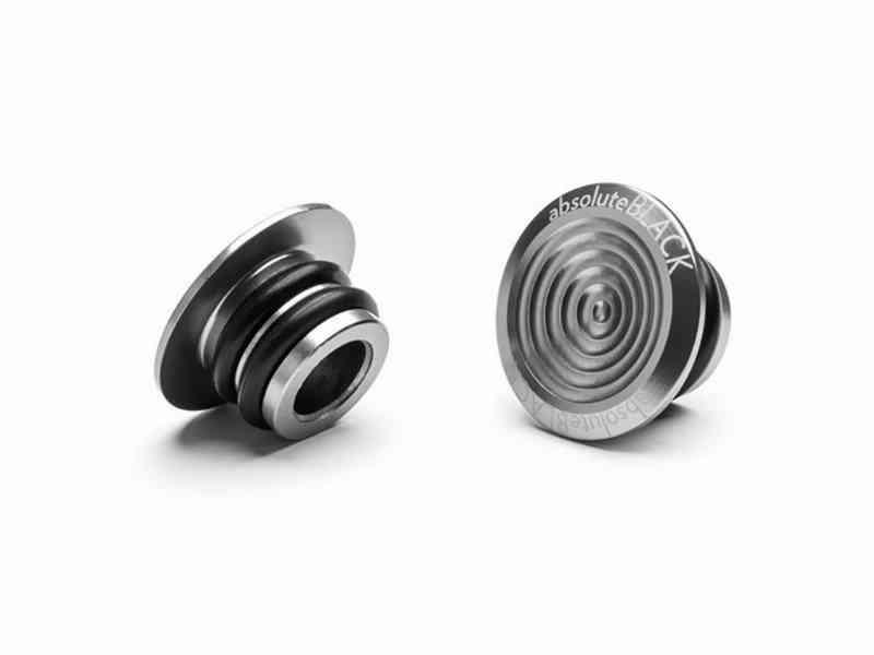 absoluteBLACK Styrpropper i Aluminium - 2 stk - Grå