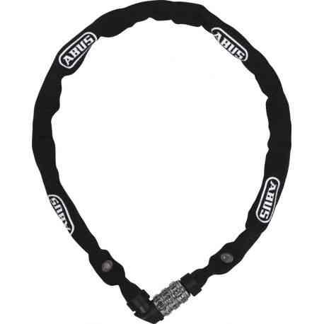 Abus 1200/110 Web-sort kædelås med kode, 110 cm.