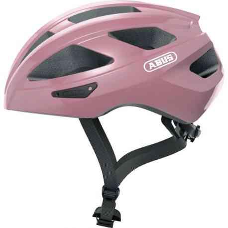Abus Macator Cykelhjelm, skinnende rosa
