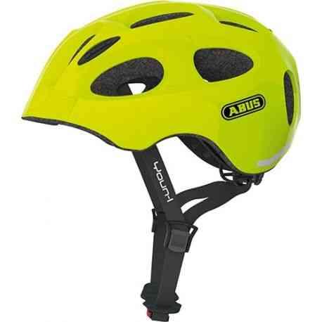 Abus Neon Gul Youn-I Juniorhjelm med LED Lys