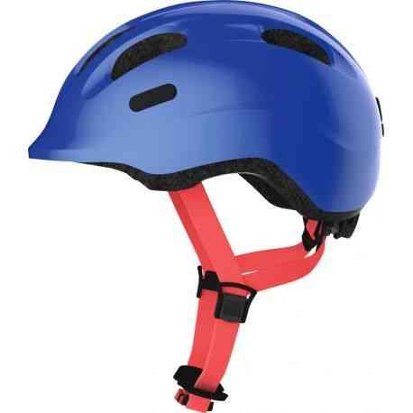 ABUS SMILEY 2.1 glitrende blå cykelhjelm