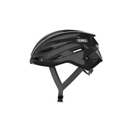 Abus StormChaser skinnende sort cykelhjelm