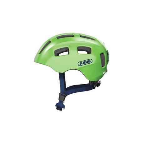 Abus Youn-I 2.0 glitrende grøn - Cykelhjelm
