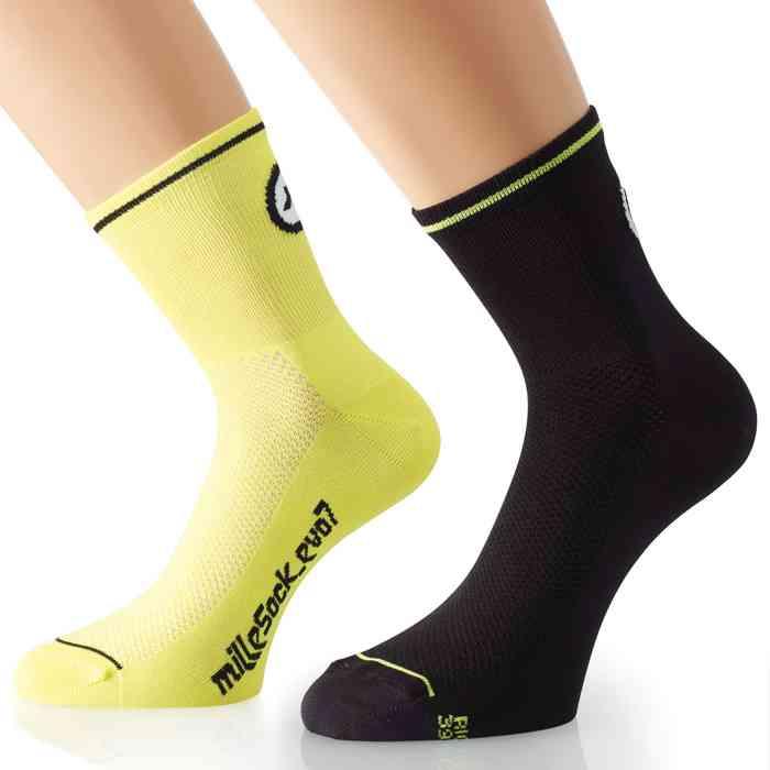 Assos MilleSock_evo7 Sokker - Twinpack (38-42)