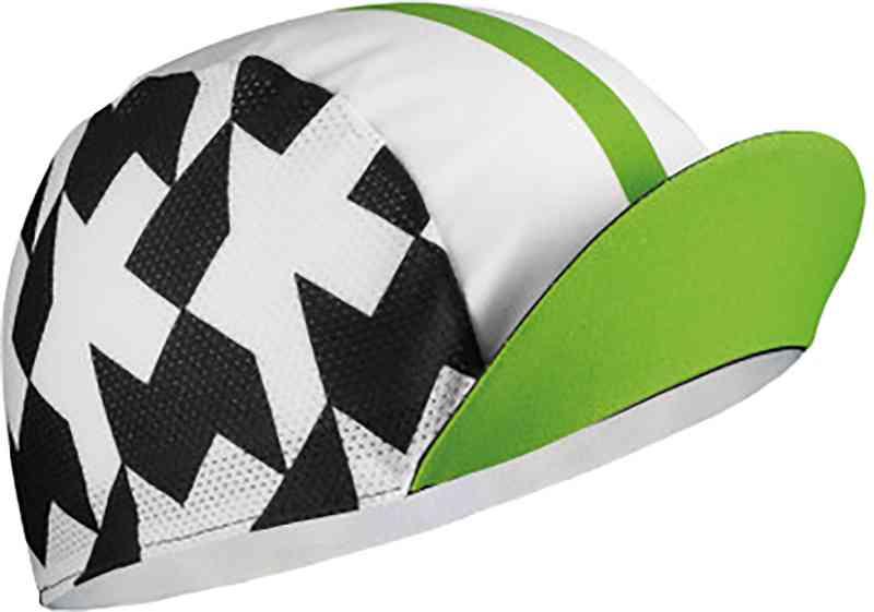 Assos EQUIPE RS Kasket - Hvid/Grøn