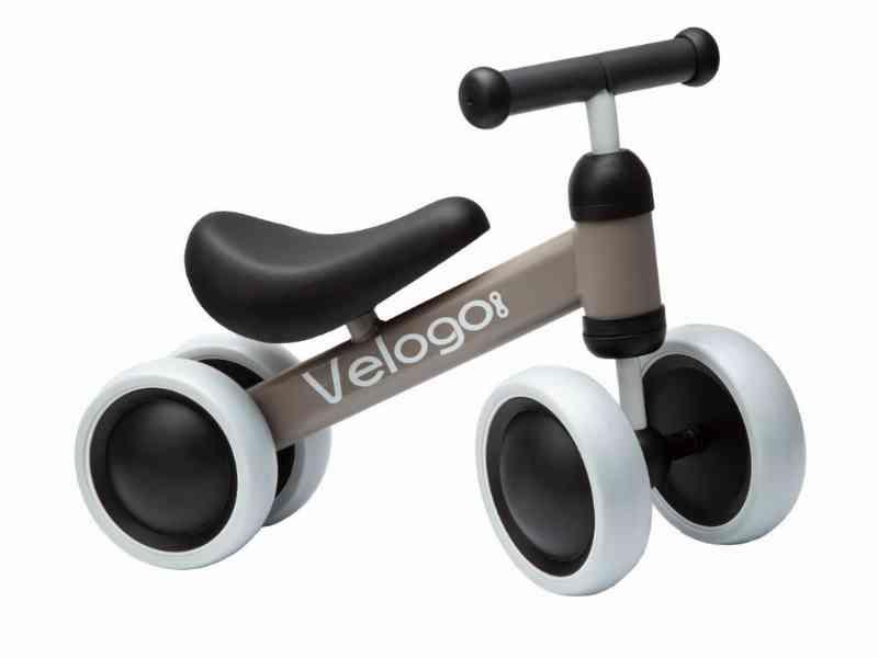 Velogo – Løbecykel til børn fra 1 år – Mat grå/brun
