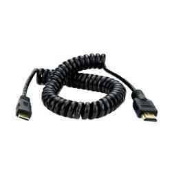 Atomos Coiled - Mini til Full HDMI 50 cm Kabel