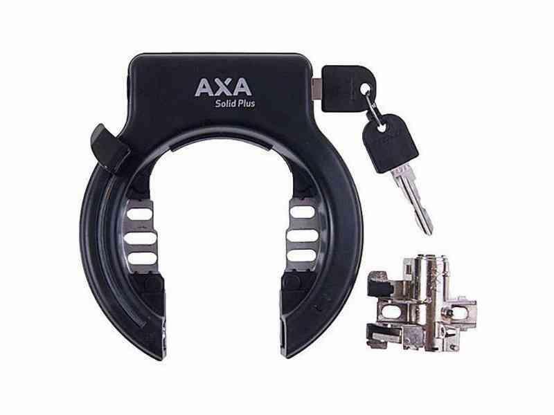 AXA Solid Plus - Ringlås og batterilås til E-bike