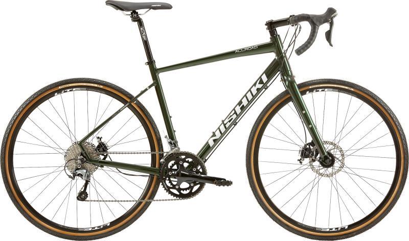 Nishiki All Road Herre 20g Tiagra 2023 - Grøn Gravelcykel