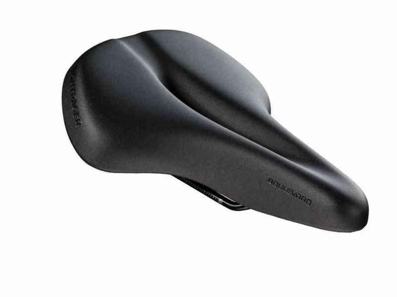 Bontrager Boulevard - Urban Sadel - 280 x 205mm - Sort