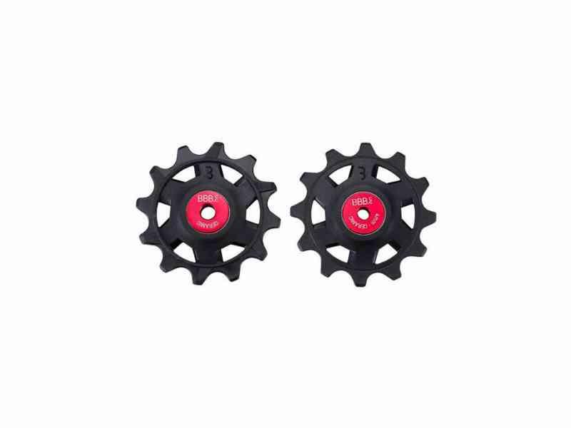 BBB RollerBoys - Sram Pulleyhjul med Keramiske Lejer - 12T - Rød