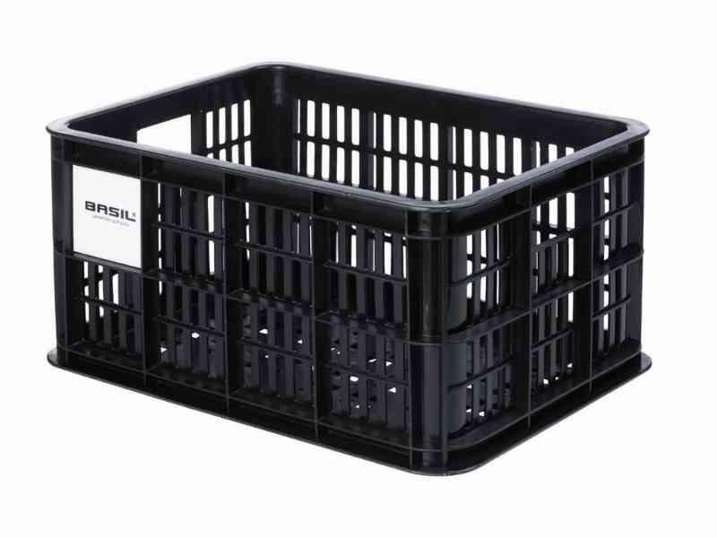 Basil Crate S - Sort plastkurv til opbevaring