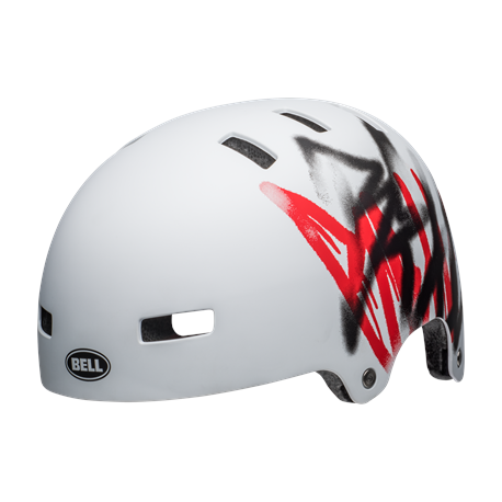 Bell Mat Hvid Lokal Cykelhjelm