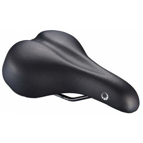 Dame cykelsadel ATB/sport 170x250mm sort