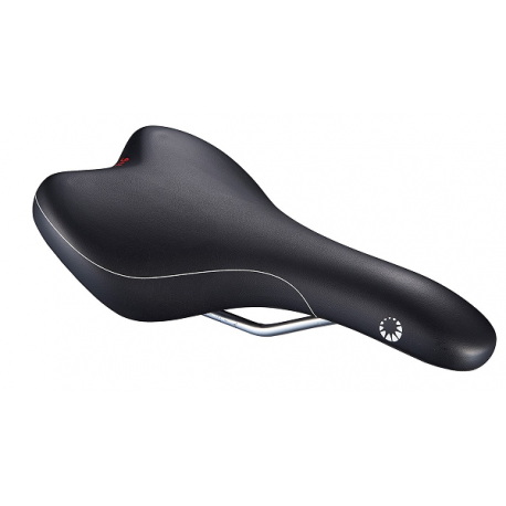 Herresadel med gel til MTB/Sport, 148x275mm, sort