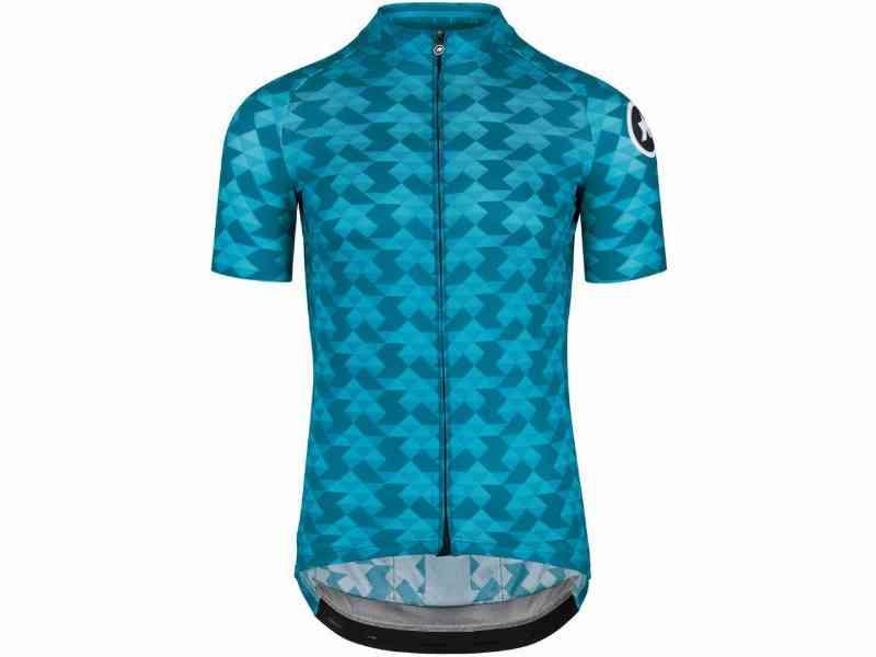 Assos FASTLANE Diamond Crazy Kortærmet Trøje - Blå