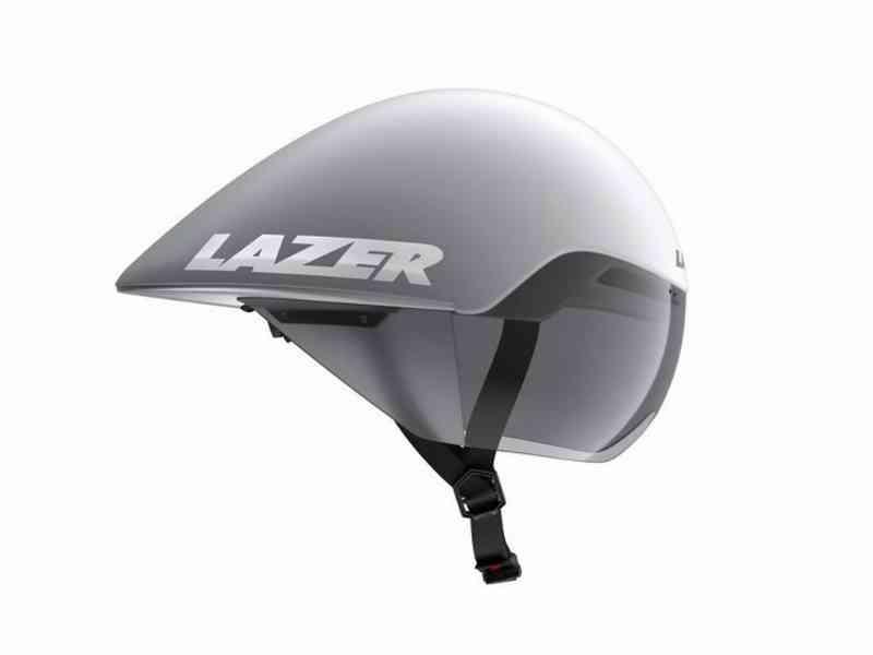 Lazer Volante KinetiCore Cykelhjelm - Mat hvid/sølv