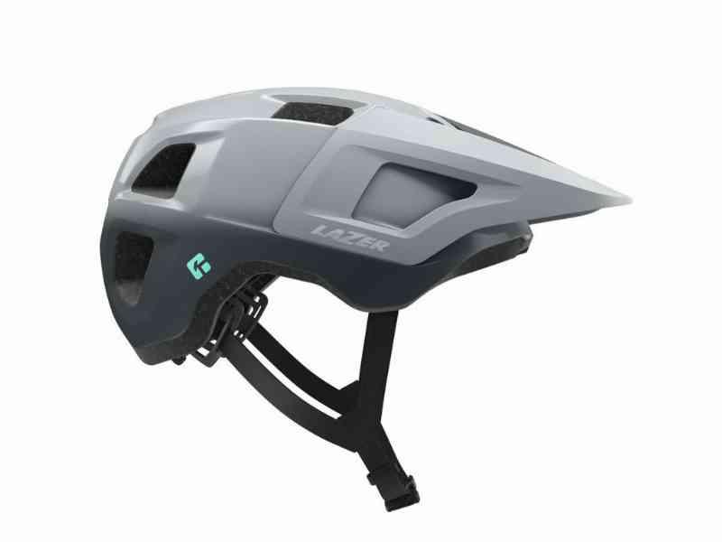 Lazer Lupo Kineticore MTB Hjelm - Isgrå, Str. 55-61 cm