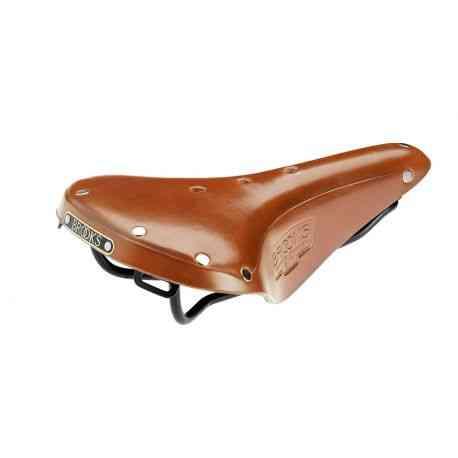 Brooks B17 Standard retro lædersadel, honning