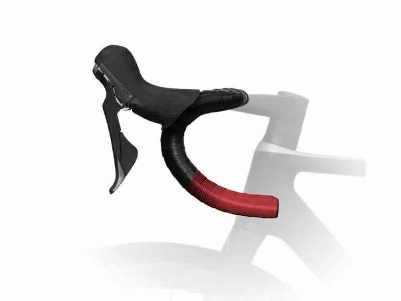 Fizik Vento Microtex Tacky - Styrbånd - Sort/Rød