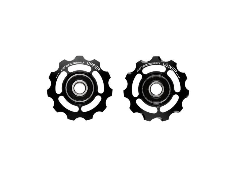 Keramisk Speed Pulleyhjul Shimano 11 gear - Sort