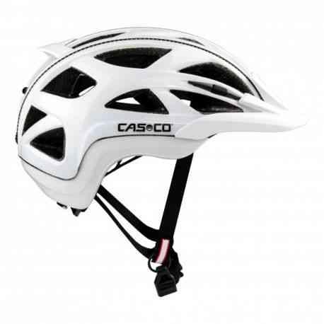 Casco Activ 2 Hvid - Skinnende Cykelhjelm