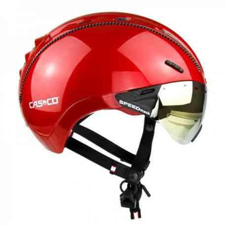 Casco Roadster Plus cykelhjelm – Skinnende rød