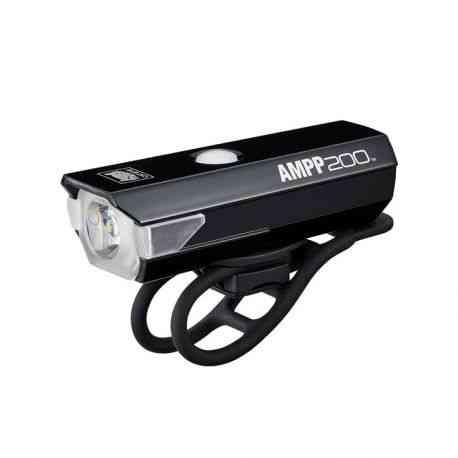 Cateye AMPP200 Forlygte 200 lumen USB opladelig