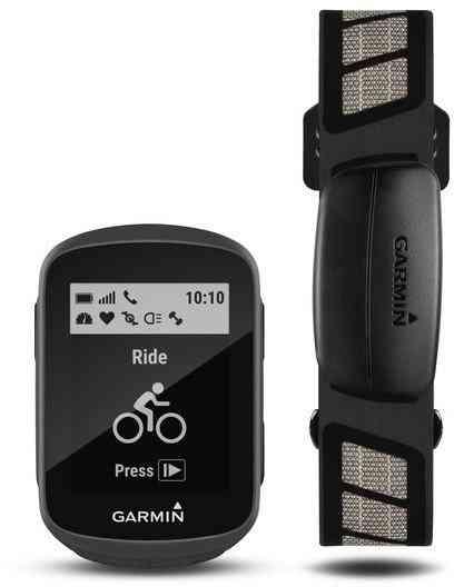 Garmin Edge 130 GPS-cykelcomputer med pulsbundt.