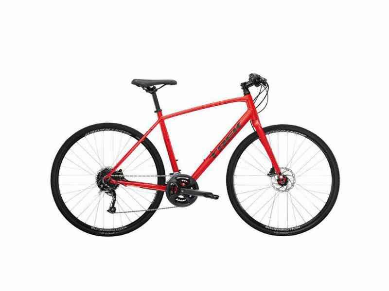 Trek FX 2 Disc - Rød Citybike til Pendling og Eventyr