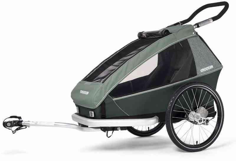 Croozer Kid Vaaya 1 Cykeltrailer - Grøn til 1 barn
