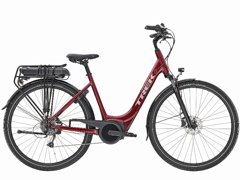 Trek Verve+ 1 Lowstep 2022 - Rød (Str. Small)