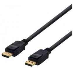 Deltaco DisplayPort 1.2 Mand-til-Mand 2m Kabel